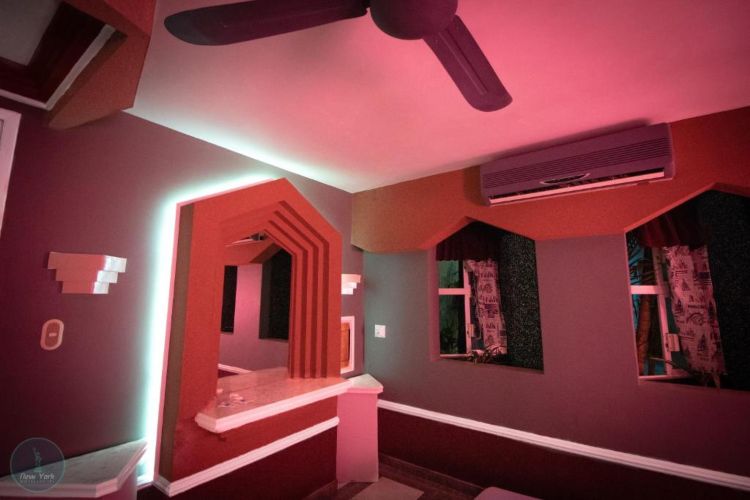 Habitaciones con ventilador y aire acondicionado en el Hotel & Motel New York Orizaba Ver