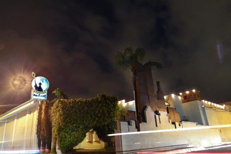 exterior del New York Motel_Hotel Orizaba por la noche